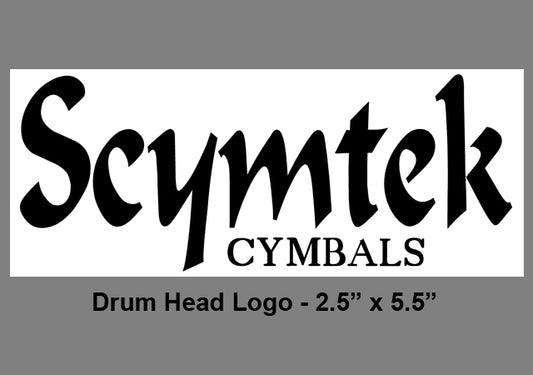 Bass Drum Logo- White